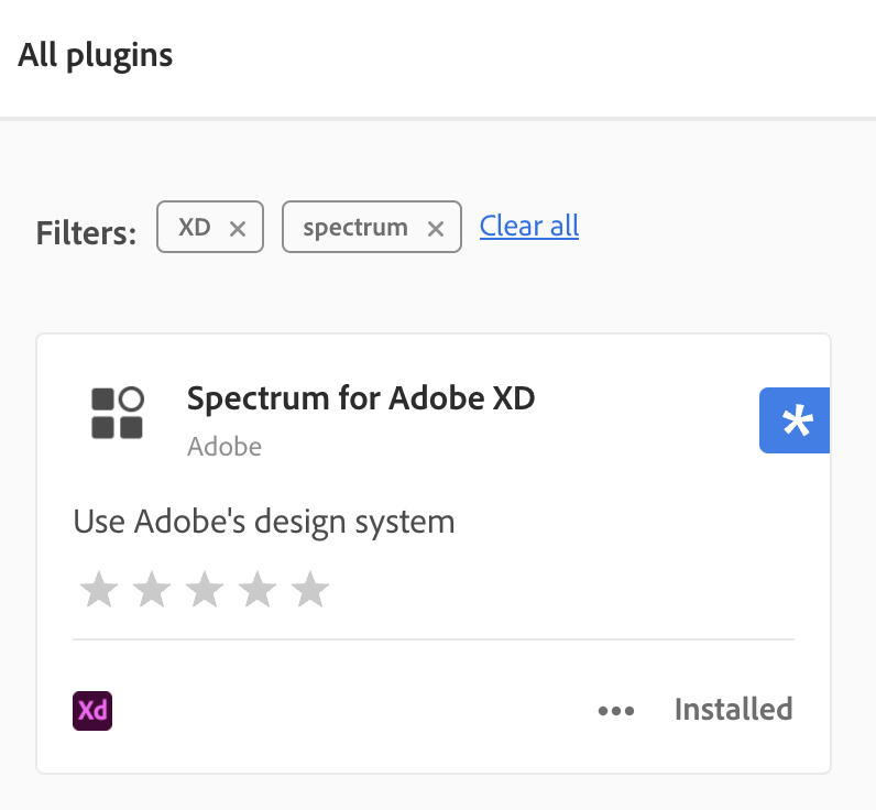 Spectrum for Adobe XD Spectrum for Adobe XD