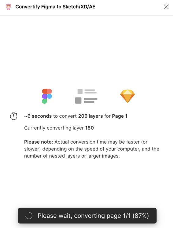 Convertify Figma to Sketch/XD/AE Convertify Figma to Sketch/XD/AE