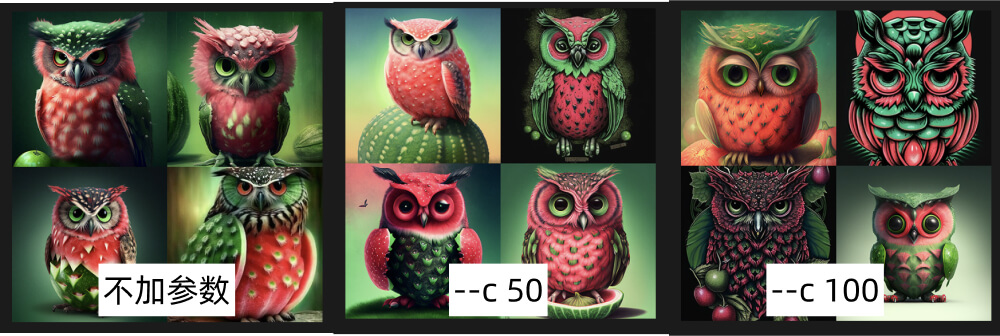 Midjourney AI参数--chaos Midjourney AI参数--chaos