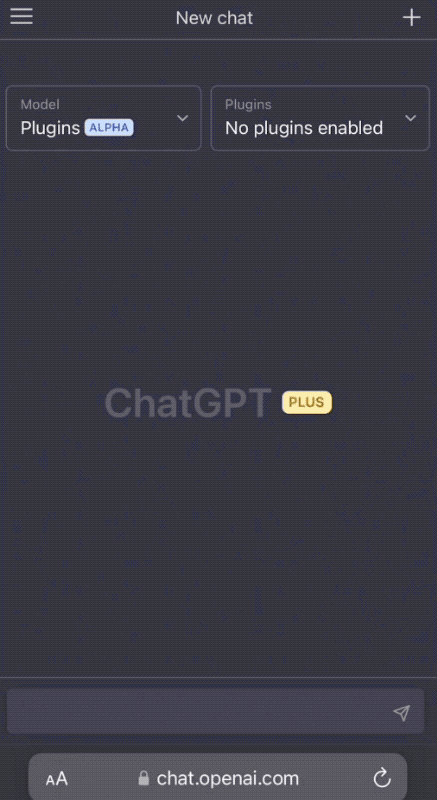 ChatGPT插件 ChatGPT插件
