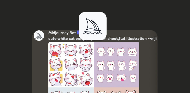 Midjourney新手入门5丨用sheet关键词绘制表情包宫格