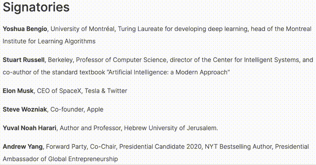 马斯克等人联名签署公开信：暂停训练更强大的AI系统