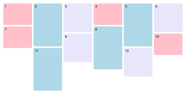 瀑布流(Masonry Layouts) 瀑布流(Masonry Layouts)