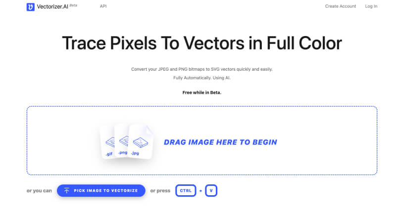 Midjourney图片转矢量丨Vectorizer.ai免费转图片为SVG矢量