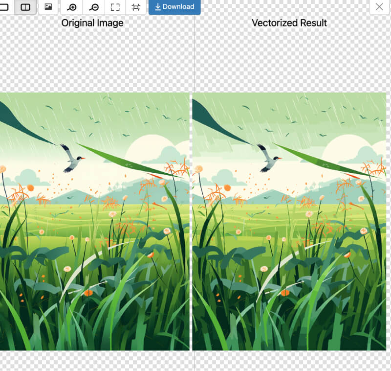 Midjourney图片转矢量丨Vectorizer.ai免费转图片为SVG矢量