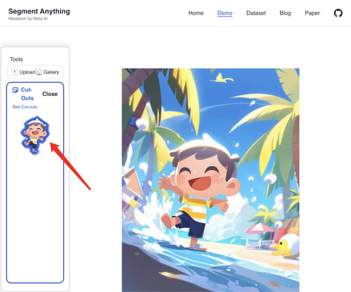 Segment Anything,SAM模型输出图层