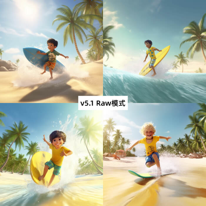 Midjourney V5.1版本 raw模式 Midjourney V5.1版本 raw模式