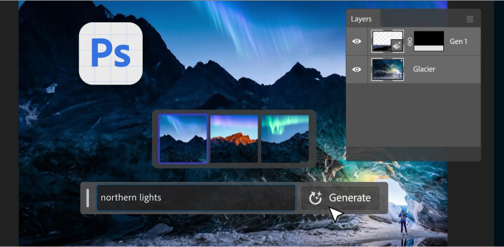 下载Photoshop Beta版本提前体验创意填充功能！
