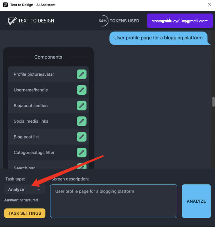 Text to design-AI Assistant Text to design-AI Assistant
