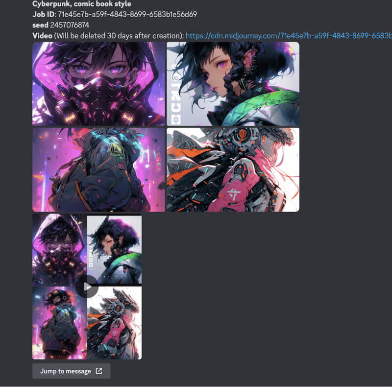 Midjourney最新版本 --video参数生成图像生成过程的短视频2.jpg Midjourney最新版本 --video参数生成图像生成过程的短视频2.jpg