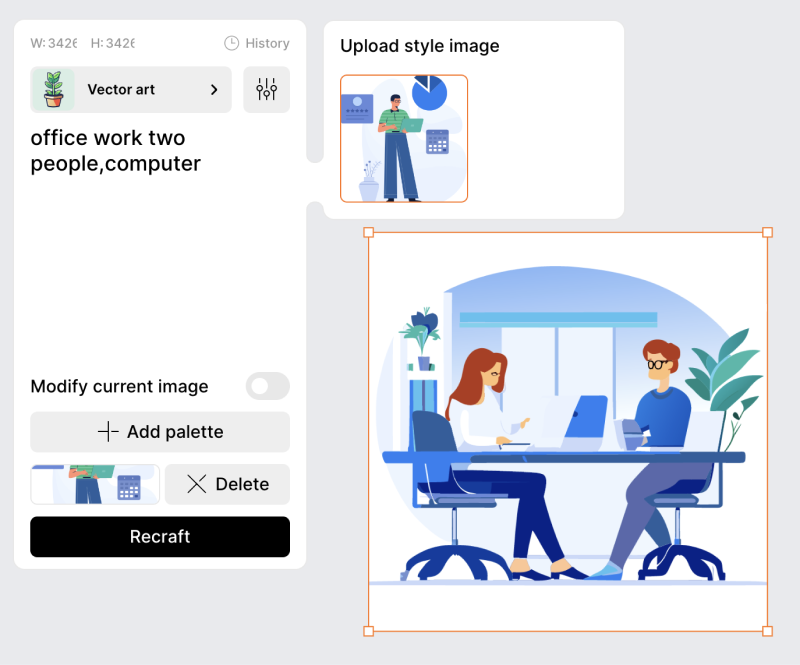 适合UI设计丨Recraft.ai输出矢量插图与3D插图的AI绘画平台8.png 适合UI设计丨Recraft.ai输出矢量插图与3D插图的AI绘画平台8.png