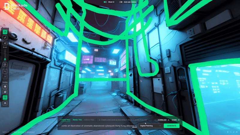 Skybox助你创造惊艳3D场景丨涂鸦生成360°全景图像5.png Skybox助你创造惊艳3D场景丨涂鸦生成360°全景图像5.png