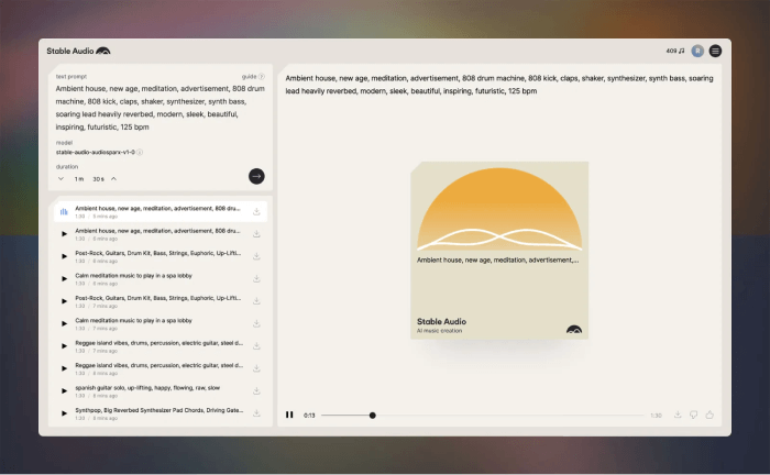 Stable Audio音乐创作AI