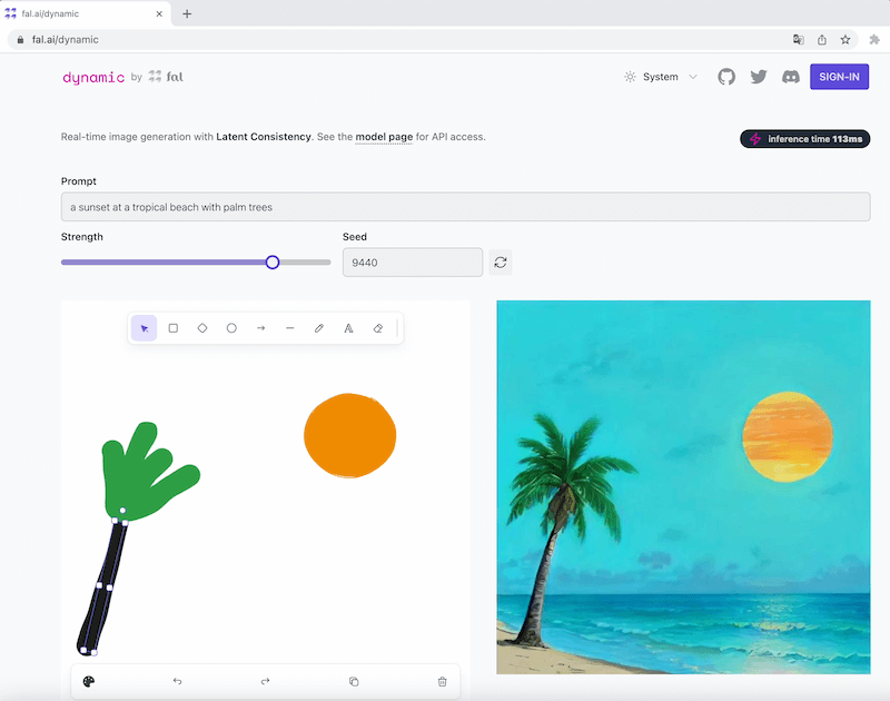fai.ai在线免费体验LCM实时生图 fai.ai在线免费体验LCM实时生图