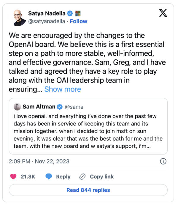 OpenAI创始人山姆·奥特曼回归,重新回任CEO1.jpg OpenAI创始人山姆·奥特曼回归,重新回任CEO1.jpg