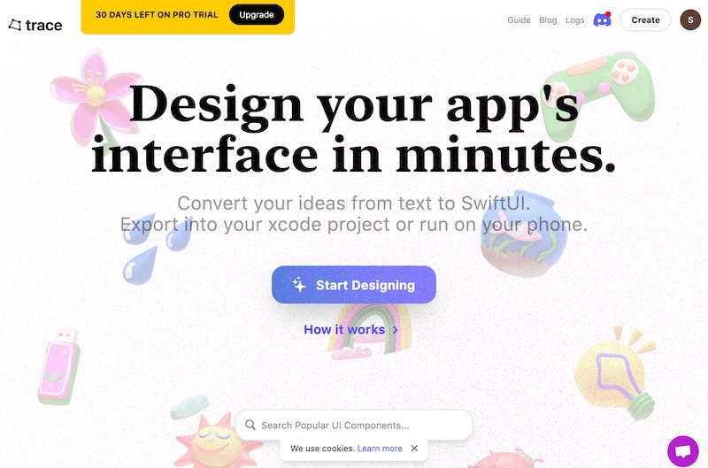 Trace AI丨不需要写代码又可以搞定APP UI1.png Trace AI丨不需要写代码又可以搞定APP UI1.png