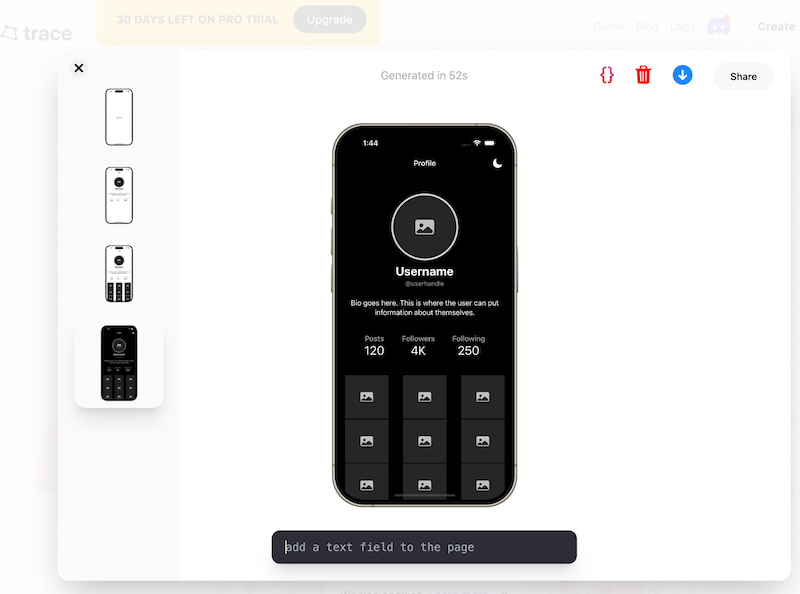 Trace AI丨不需要写代码又可以搞定APP UI7.png Trace AI丨不需要写代码又可以搞定APP UI7.png