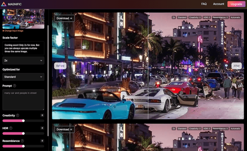 AI 图像增强工具 Magnific开放限时免费体验名额！1.png
