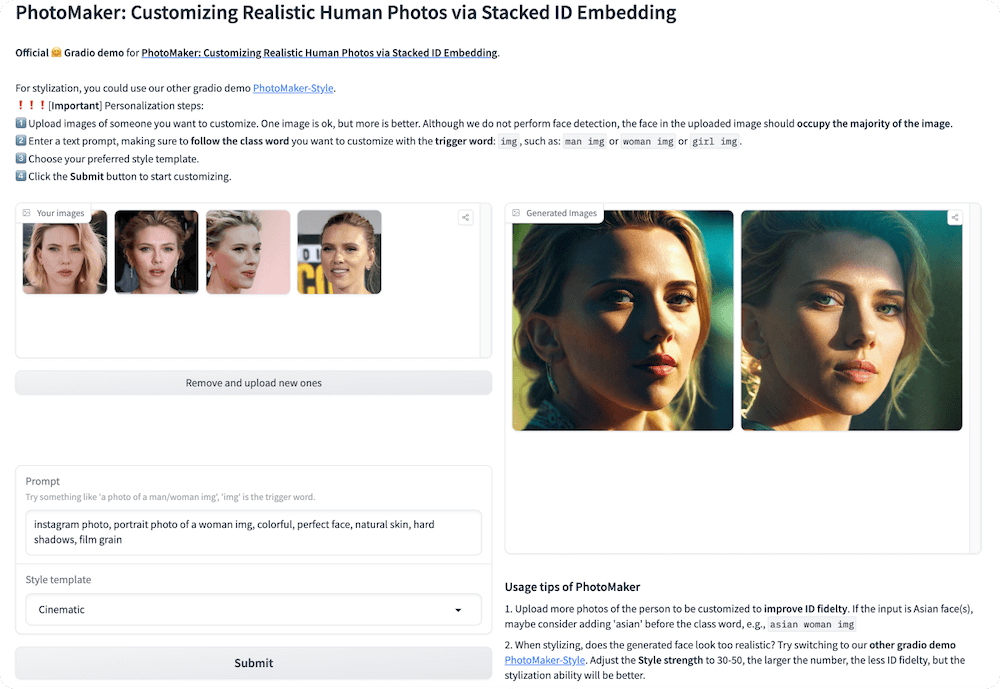 腾讯推出个性化人像生成模型PhotoMaker3.png 腾讯推出个性化人像生成模型PhotoMaker3.png