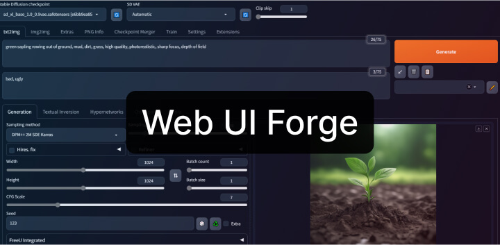 炸裂！Stablediffusion web ui forge超强提速！2.jpg