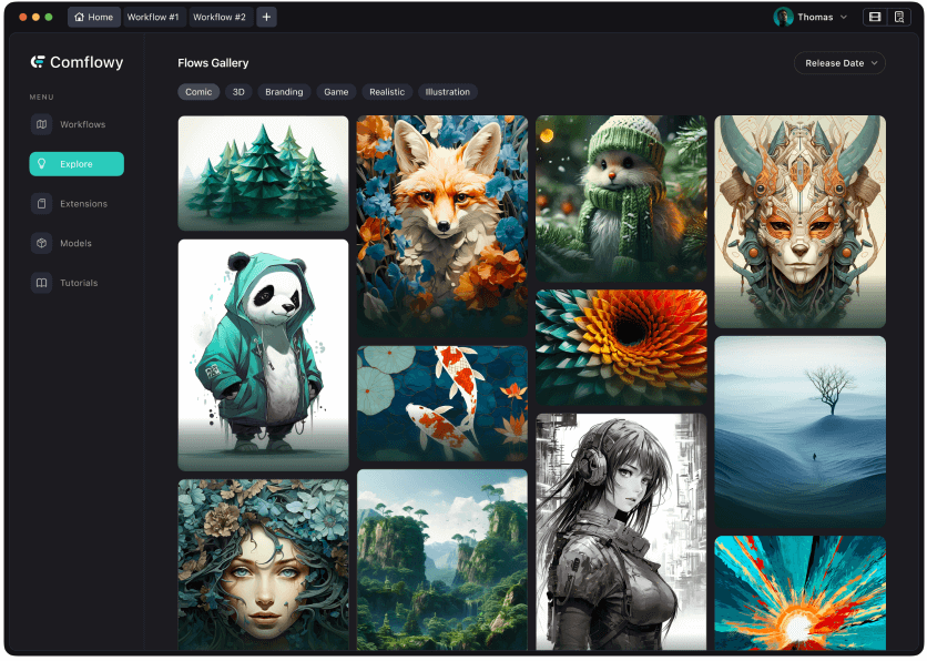 免费开源Mac Comfy UI应用ComflowySpace！6.png