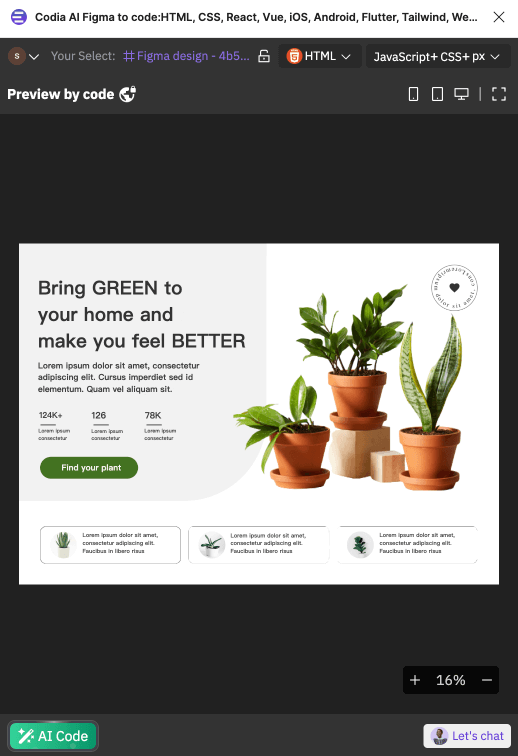 Figma插件Codia AI Code丨一键设计稿转代码6.png