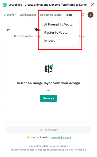 LottieFiles Figma插件上线AI功能丨文本描述秒变矢量图_6.png LottieFiles Figma插件上线AI功能丨文本描述秒变矢量图_6.png