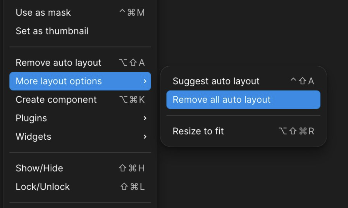 figma移除自动布局 figma移除自动布局