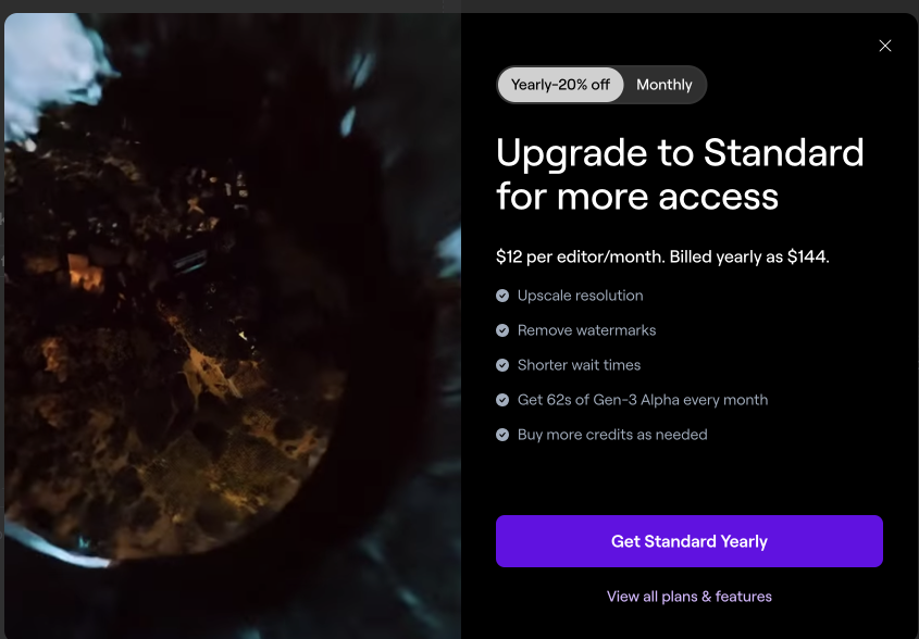 Runway AI视频模型Gen-3 Alpha开放使用! Runway AI视频模型Gen-3 Alpha开放使用!