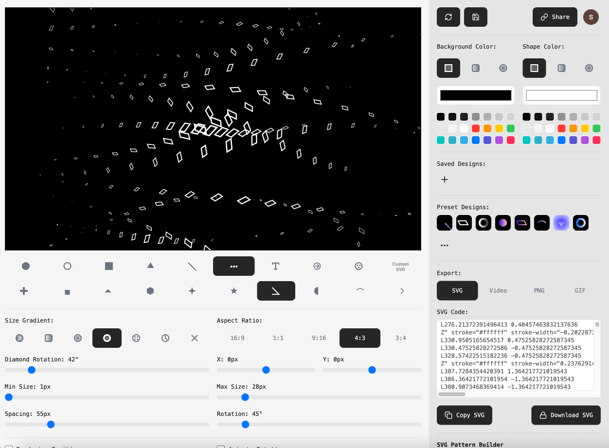SVG Pattern Builder丨创新的在线SVG图案生成器_3.png