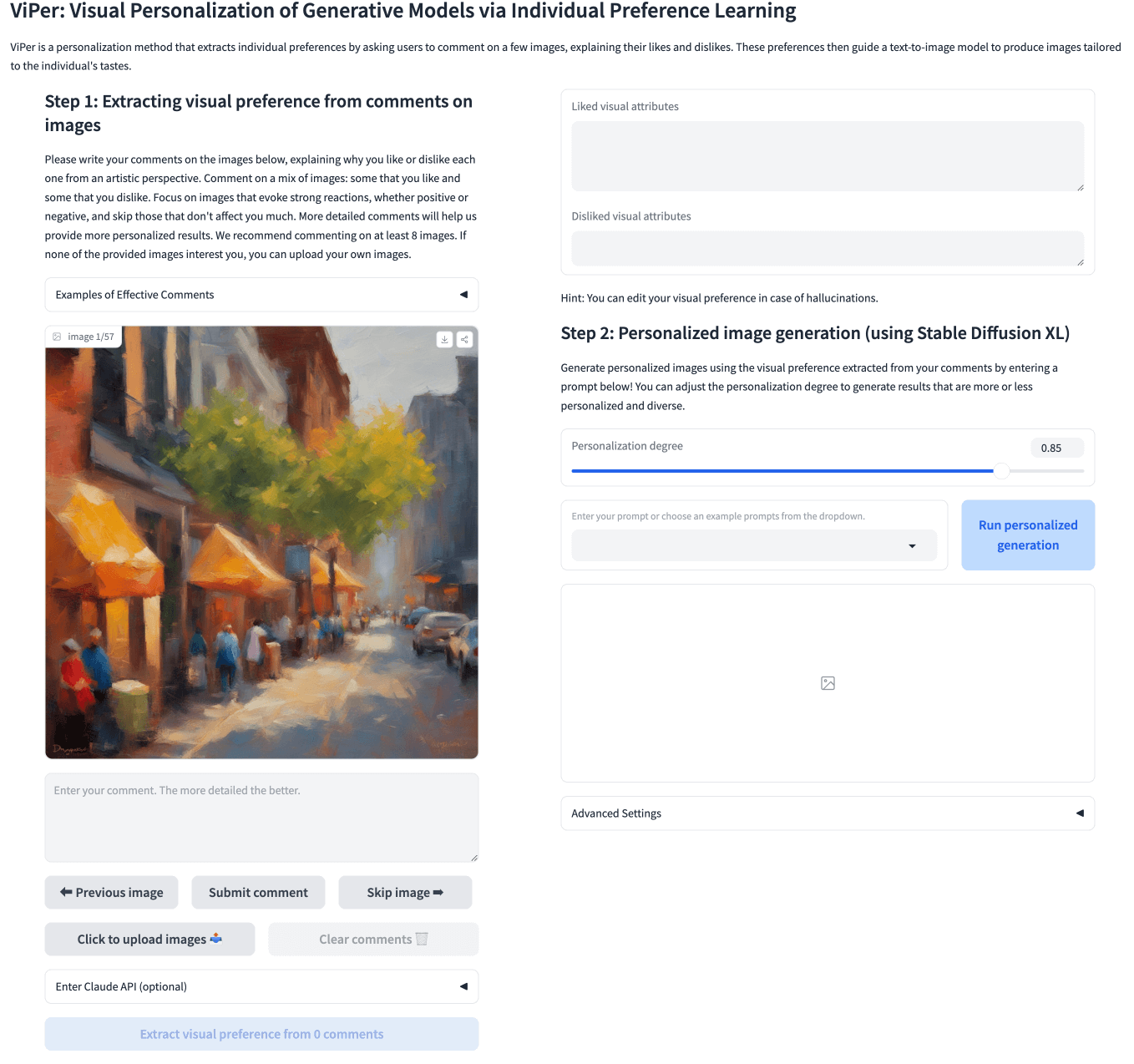 EPFL-VILAB:ViPer丨SD XL模型生成个性化审美偏好图像_1.png
