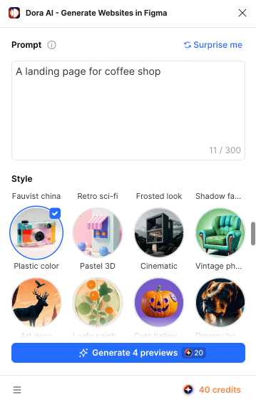 Figma插件丨Dora AI 生成式UI插件玩转UI设计_7.png