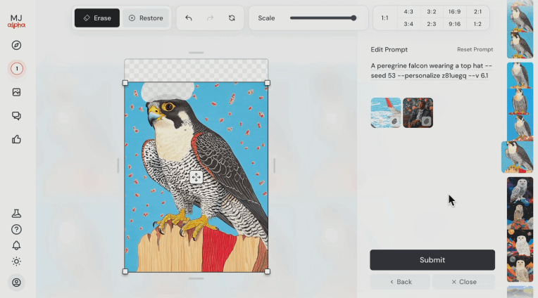 Midjourney网页版更新丨新编辑器整合多项核心功能_1.png Midjourney网页版更新丨新编辑器整合多项核心功能_1.png