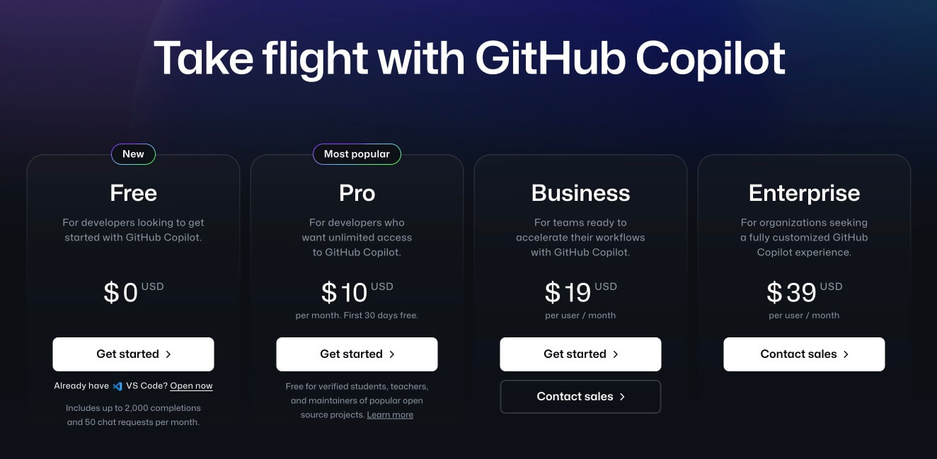 GitHub Copilot免费版上线！轻量AI工具助力日常开发_3.jpg