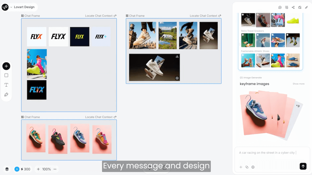 Lovart AI 全球上线丨无需邀请码,推出 ChatCanvas 协作功能_5.png Lovart AI 全球上线丨无需邀请码,推出 ChatCanvas 协作功能_5.png