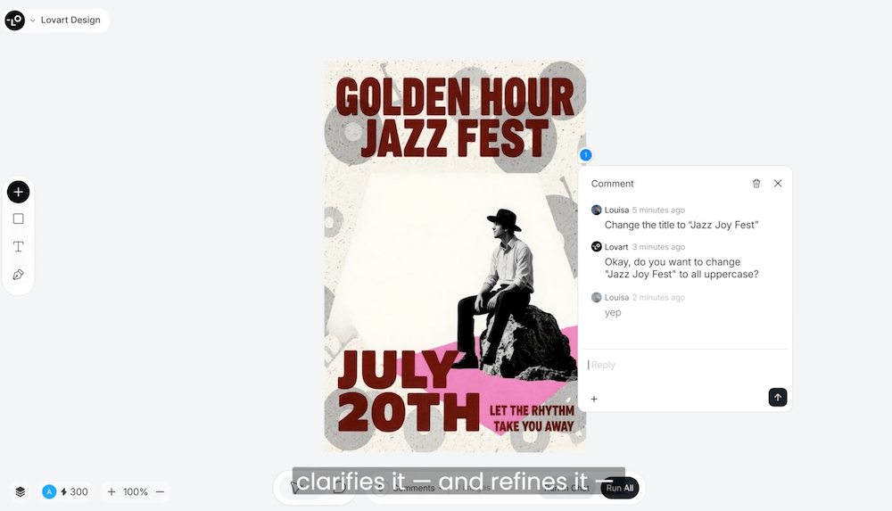 Lovart AI 全球上线丨无需邀请码,推出 ChatCanvas 协作功能_3.png Lovart AI 全球上线丨无需邀请码,推出 ChatCanvas 协作功能_3.png