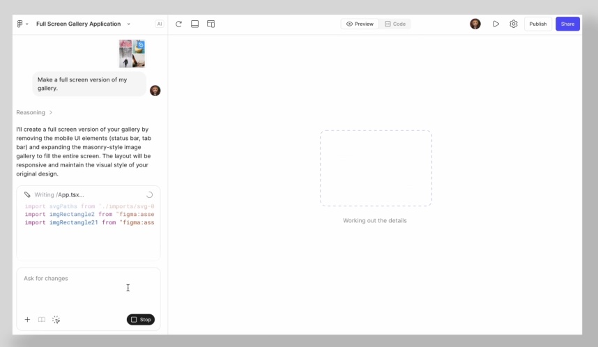 Figma Make 正式退出 Beta 阶段,向所有用户全面开放!  Figma Make 正式退出 Beta 阶段,向所有用户全面开放!
