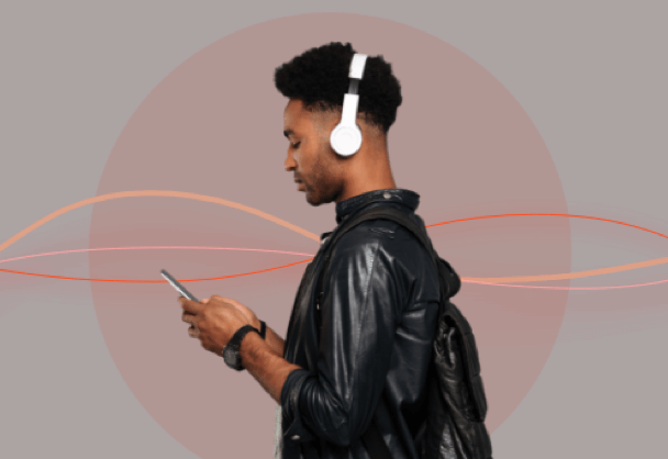 音乐视觉音频波浪UI交互动效