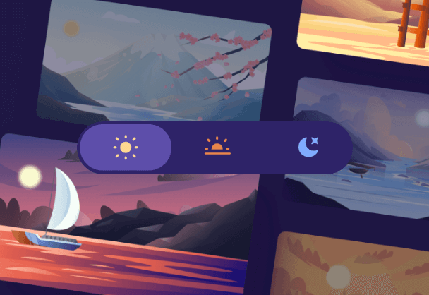 Pixeltrue免费商用的风景背景插画素材包分享