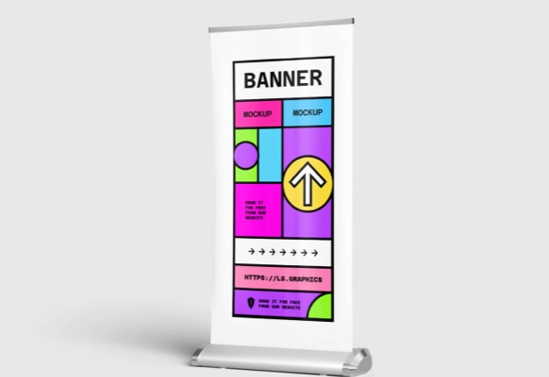 海报展架免费样机模型