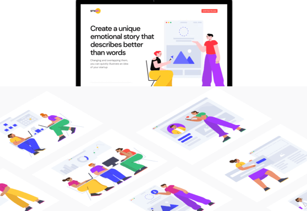 Smash 免费商用扁平插画素材包