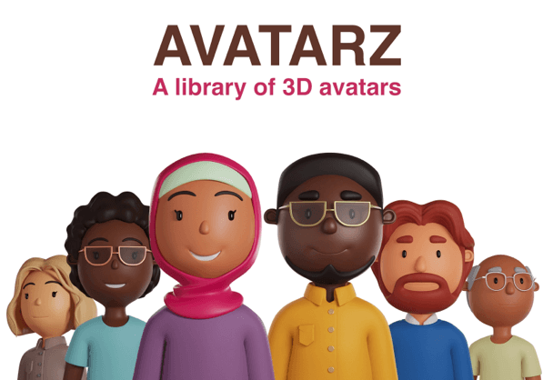 AVATARZ免费商用3D人物头像素材
