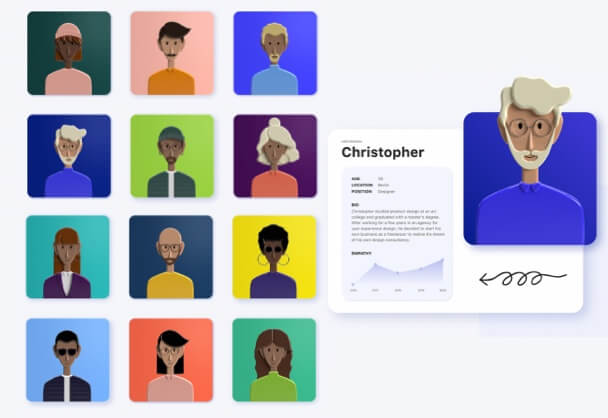 免费商用3D头像库Power People Platform