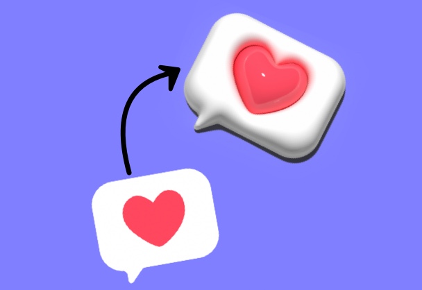 Adobe illustrator 2022版本 3D功能一秒制作糖果软萌3D爱心图标