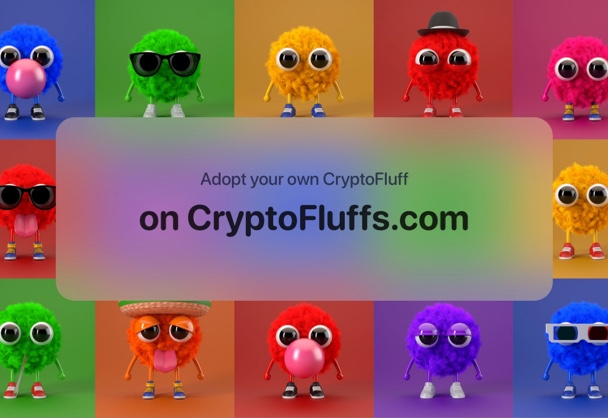CryptoFluffs NFT毛绒小怪兽免费头像资源包