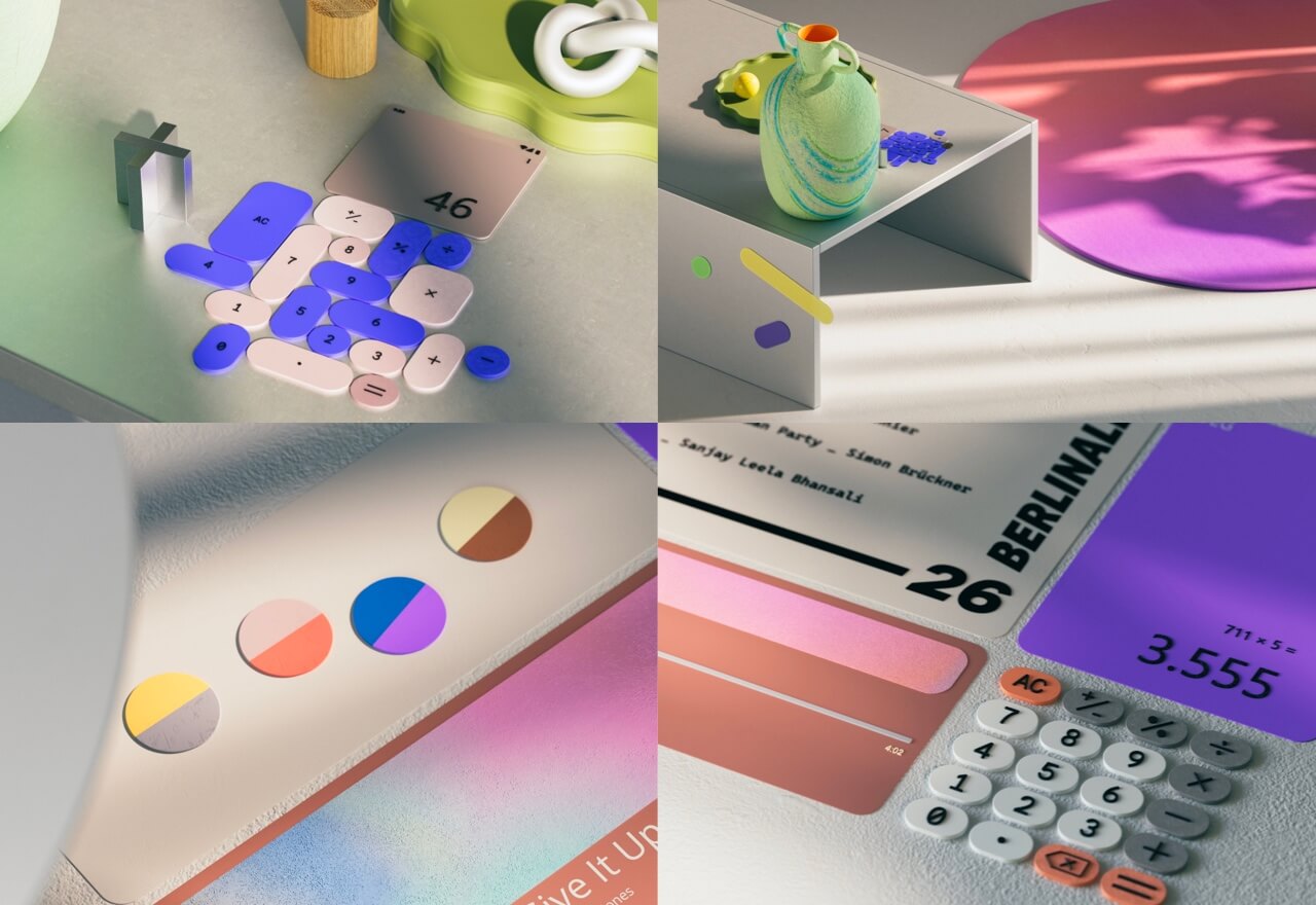 Google Material You 3D版本宣传作品