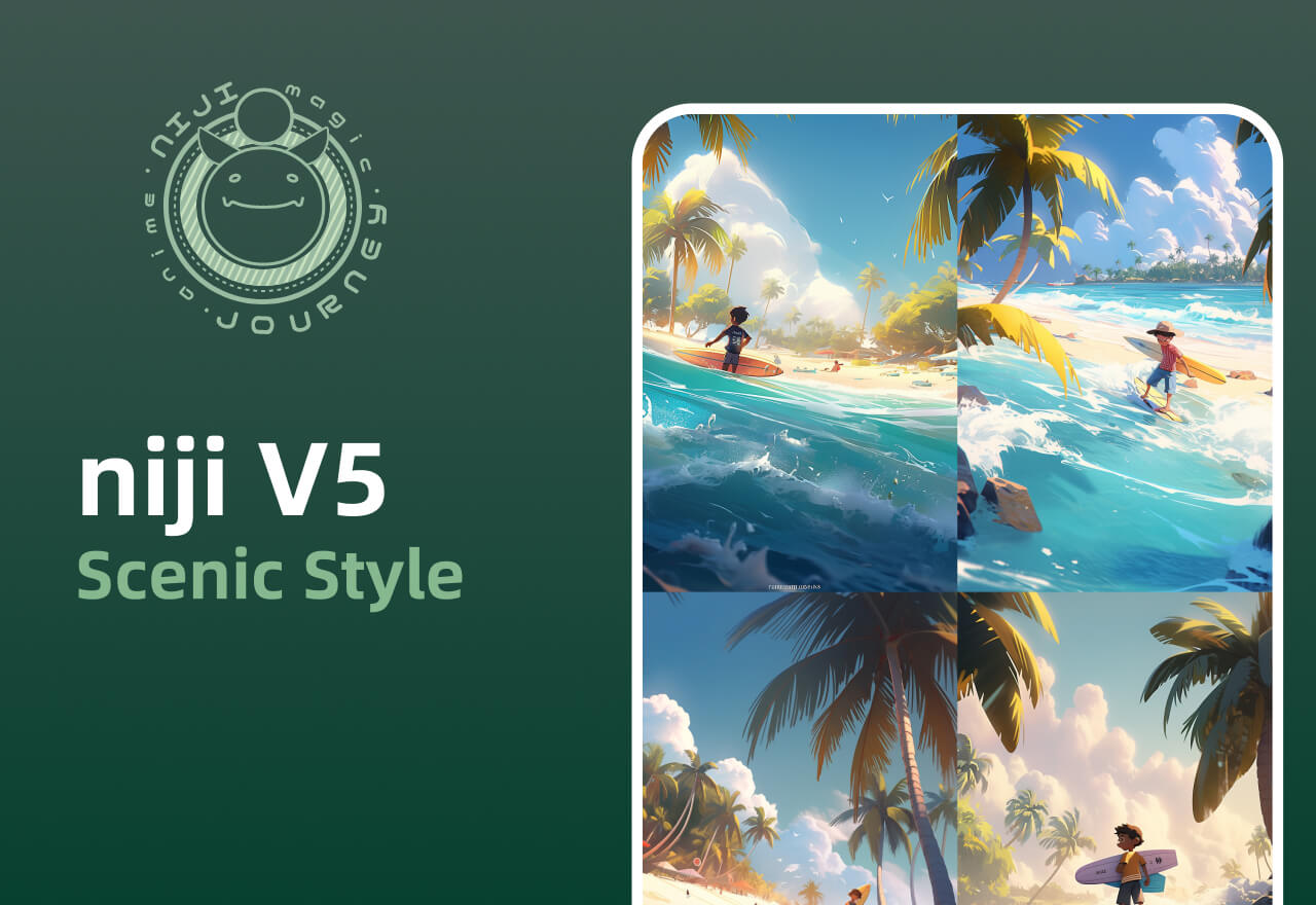 Niji V5第4种风格——Scenic Style风景风格