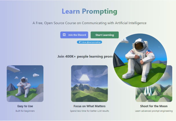  Learnprompting.org：开源的人工智能prompt工程课程