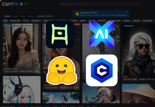 4个Stable Diffusion AI免费模型下载网站推荐！
