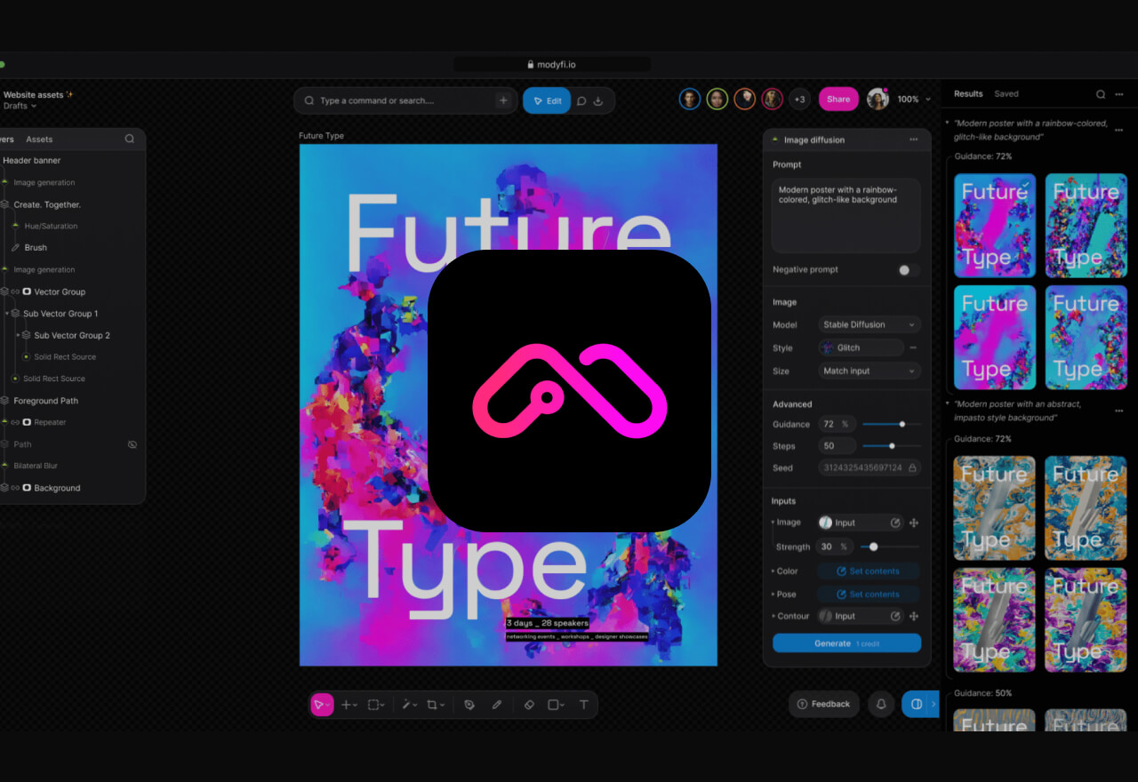 Modyfi评测！全新AI图像编辑设计工具有什么不同！